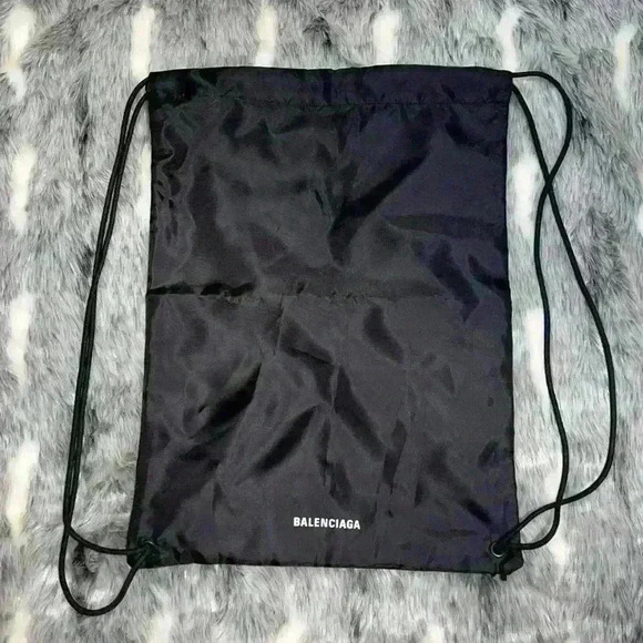 Balenciaga Logo Nylon Drawstring Backpack / dust bag - Picture 4 of 10